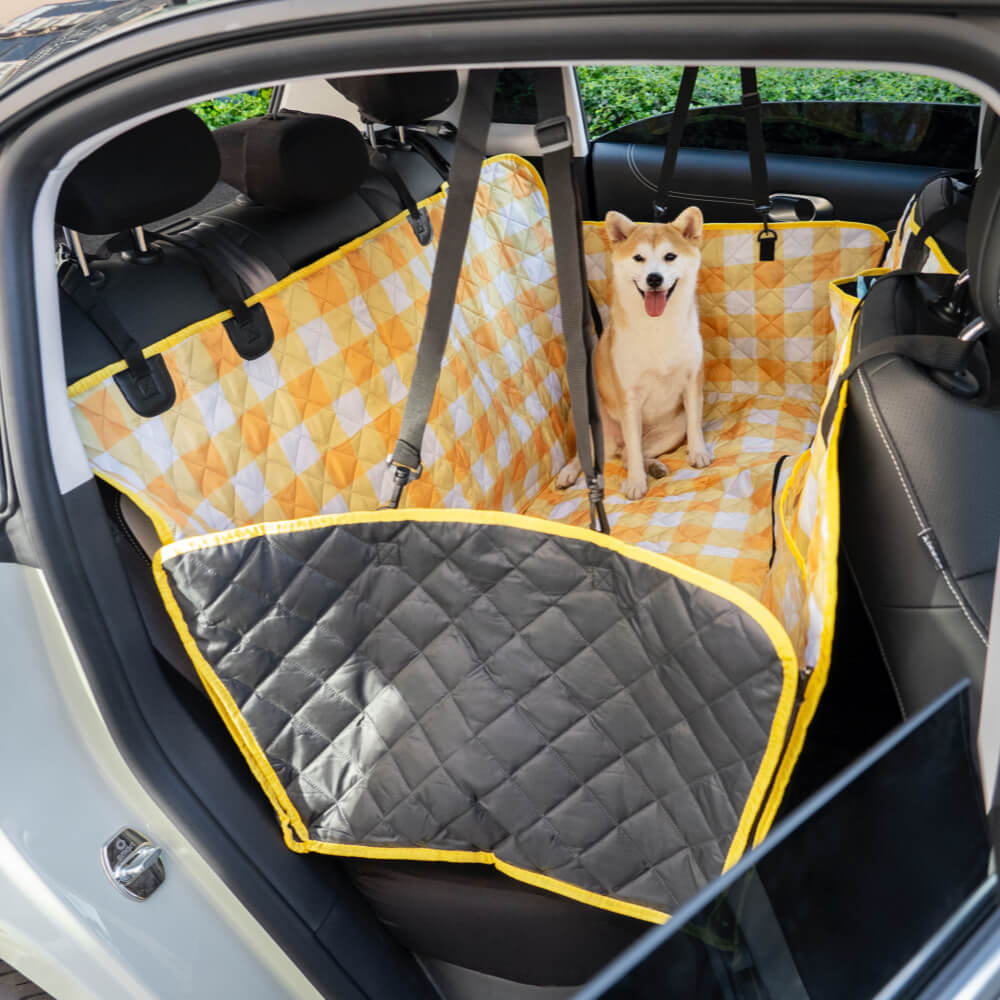 Niki | Dog Car Seat Cover Waterproof Quilted Bench Seat Protector