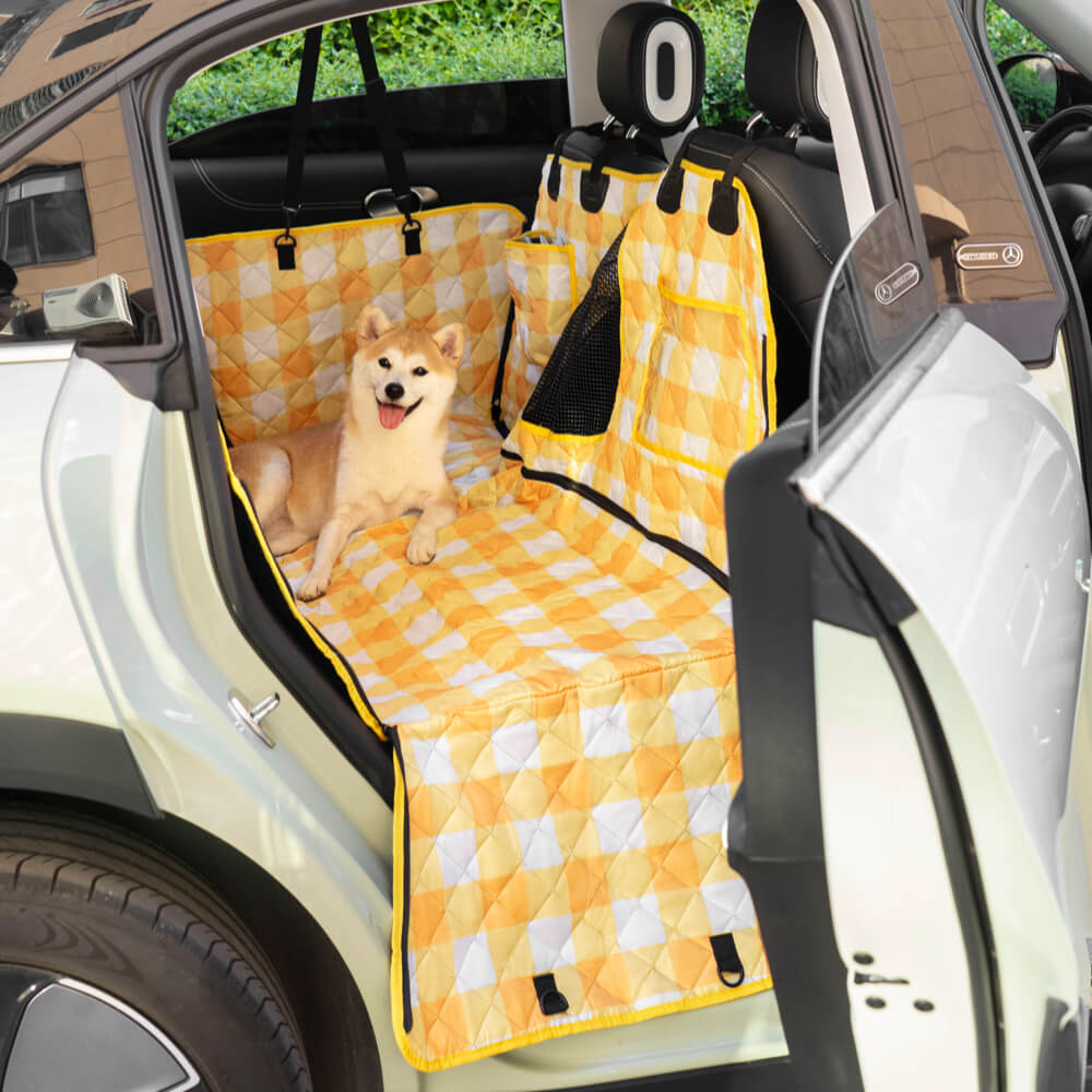 Niki | Dog Car Seat Cover Waterproof Quilted Bench Seat Protector