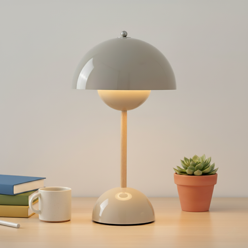 Niki | Dorsø Pillam | Scandinavian Designer Table Lamp | Dimmable & Modern (H 29.5cm)