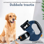 Niki | Retractable Dual Dog Leash with Built-in Light