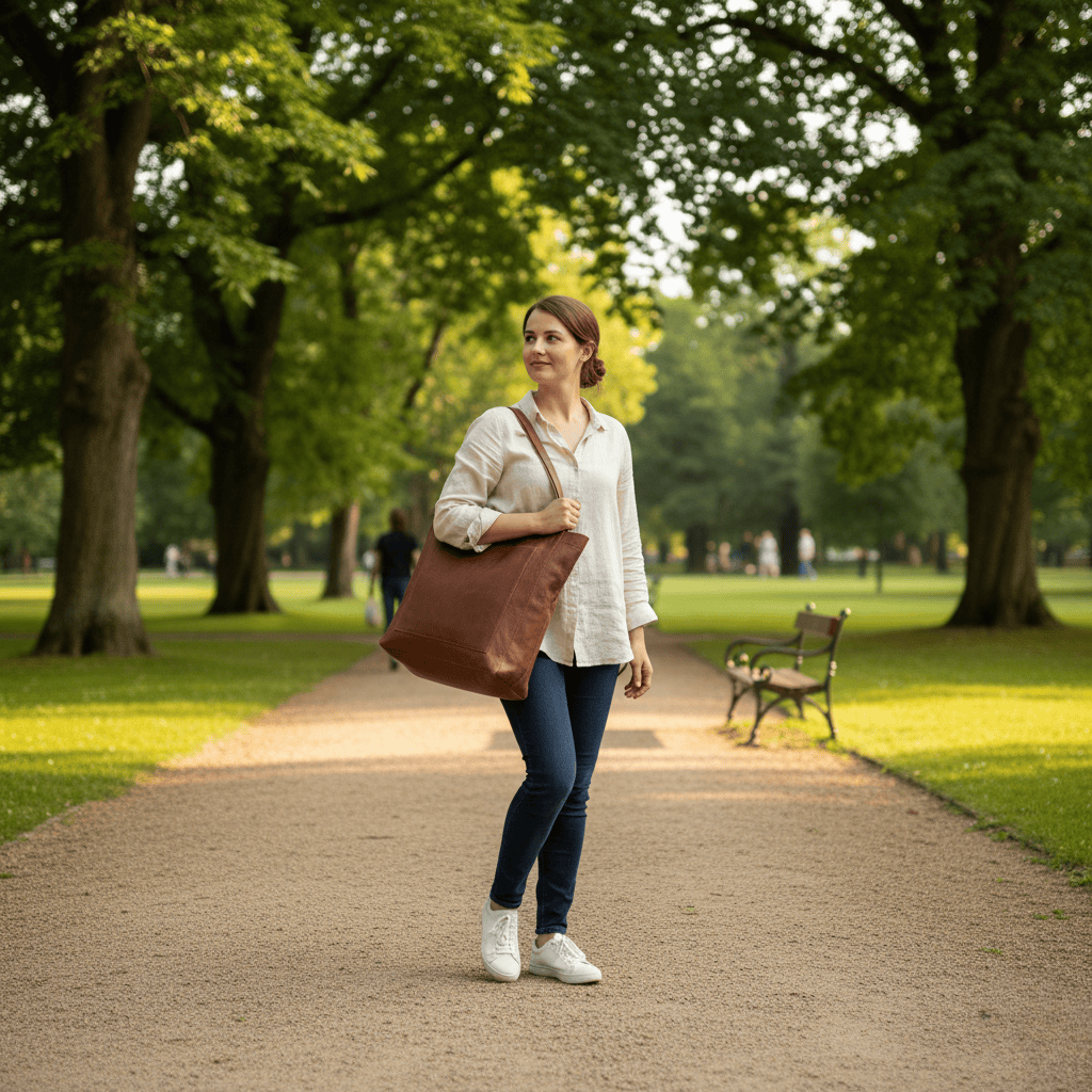Niki | Durable Shoulder Bag Made of Soft Genuine Leather
