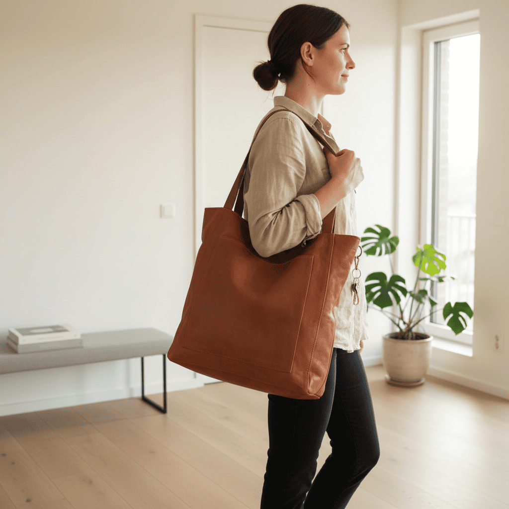Niki | Durable Shoulder Bag Made of Soft Genuine Leather