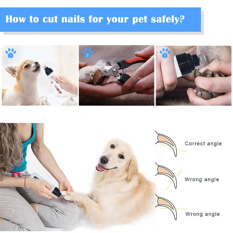 Niki | Electric Dog Nail Clipper Grinder for Dogs and Cats