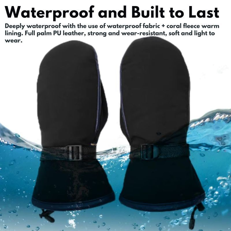 Niki | Heated Gloves | 10,000 mAh Rechargeable USB Battery | Waterproof Cold Weather Gear