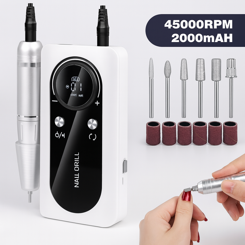 Niki | Electric Nail Drill 45000RPM Rechargeable Portable