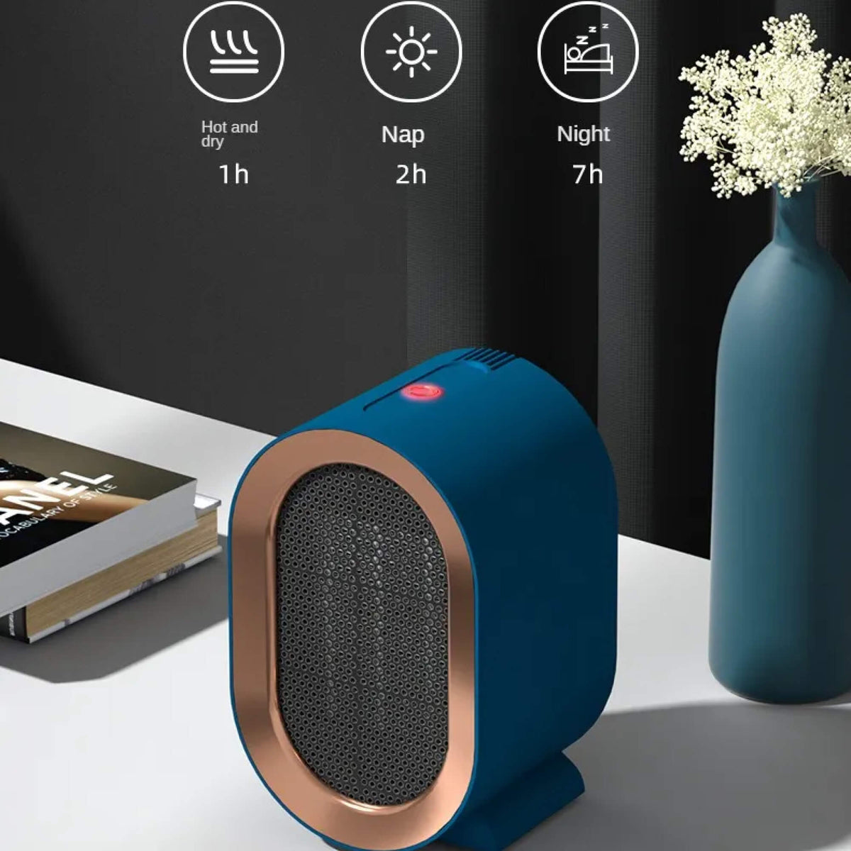 Niki | Compact Electric Heater: Energy-Saving Portable Warmth