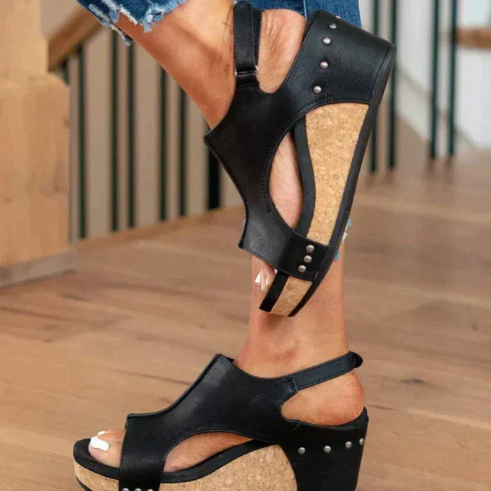 Niki | Women's Comfortable Elevated Wedge Sandals