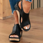 Niki | Women's Comfortable Elevated Wedge Sandals