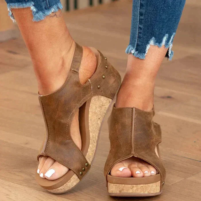 Niki | Women's Comfortable Elevated Wedge Sandals