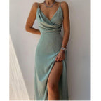 Niki | Glamorous V-Neck Maxi Dress