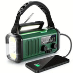 Niki | All-in-One Weather Radio with Crank, Solar, and USB Charger