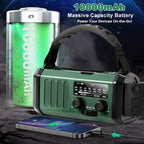 Niki | All-in-One Weather Radio with Crank, Solar, and USB Charger