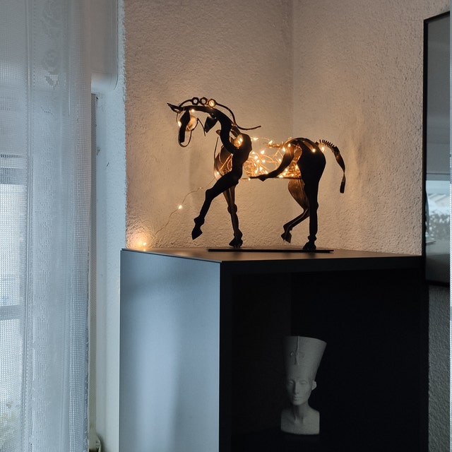 Niki | Equestrian Metal Sculpture - Dynamic Horse Figurine