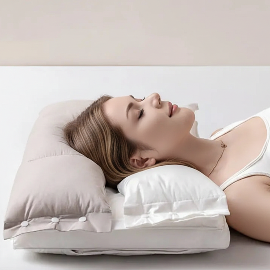 Niki | Adjustable Double-Layer Travel Pillow for Neck Comfort