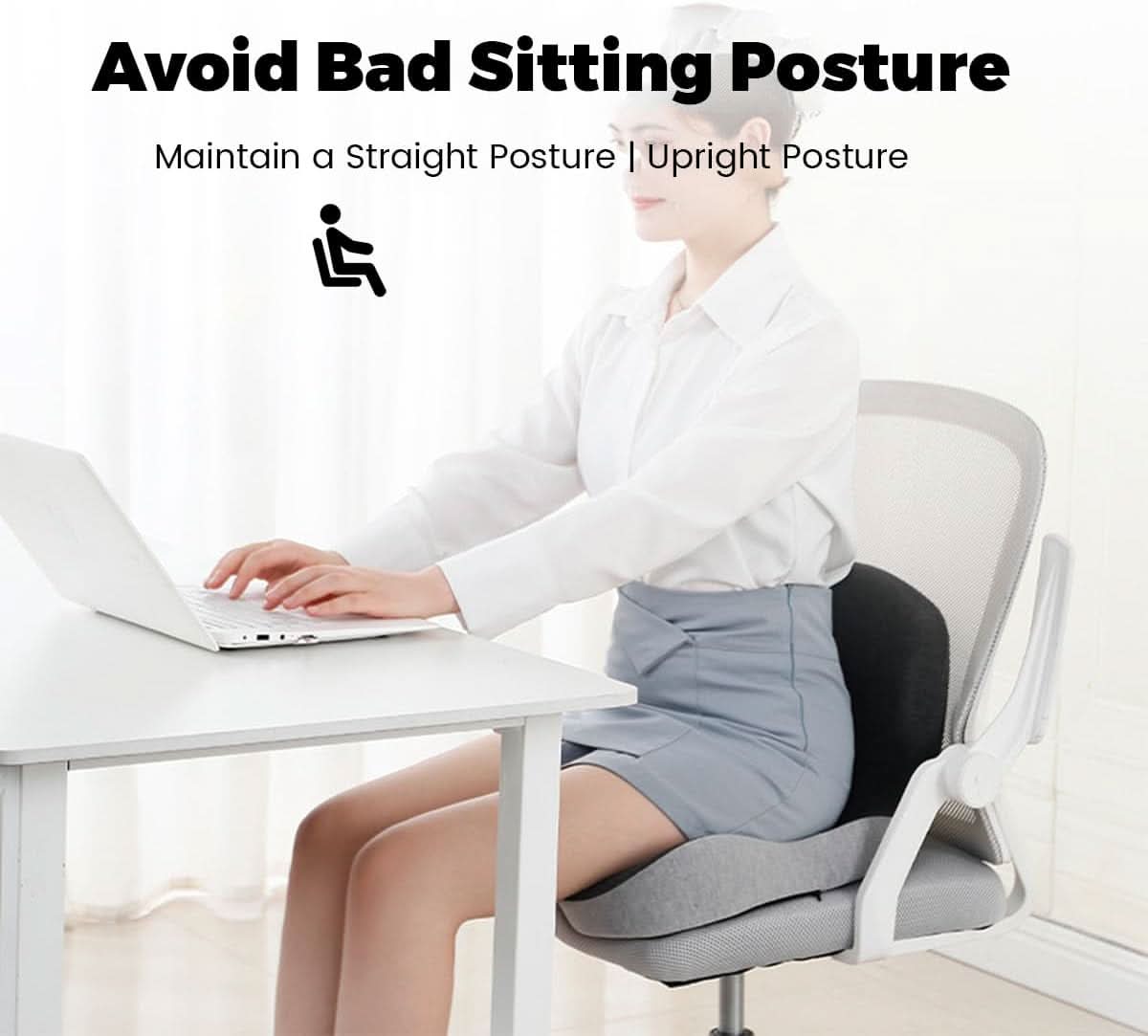 Niki | Comfort Seat Pad with Lower Back Support