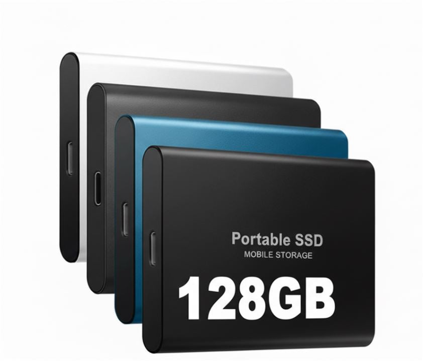 Niki | External SSD 128GB High Capacity Robust Case USB Connection