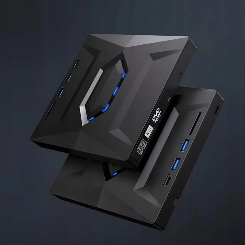 Niki | USB CD DVD Writer with SD Card Slot & Hub