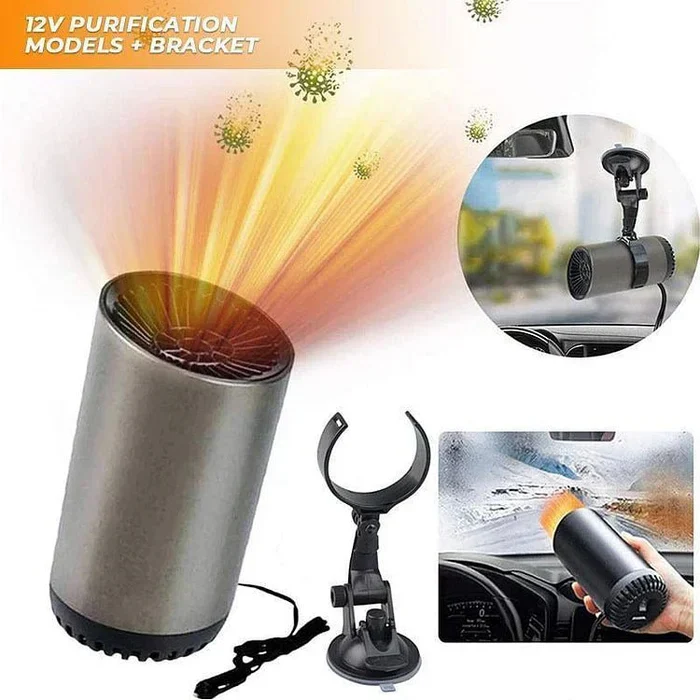 Niki | Fast Heating Cup Shaped Car Warm Air Blower - Quick Heating & Cooling Adjustable 360 Degree Rotatable Plug and Play for Car, SUV, Recreational Vehicle and Truck