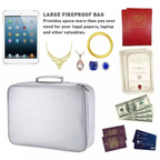 Niki | Fire & Water Document Case: Portable Security for Valuables