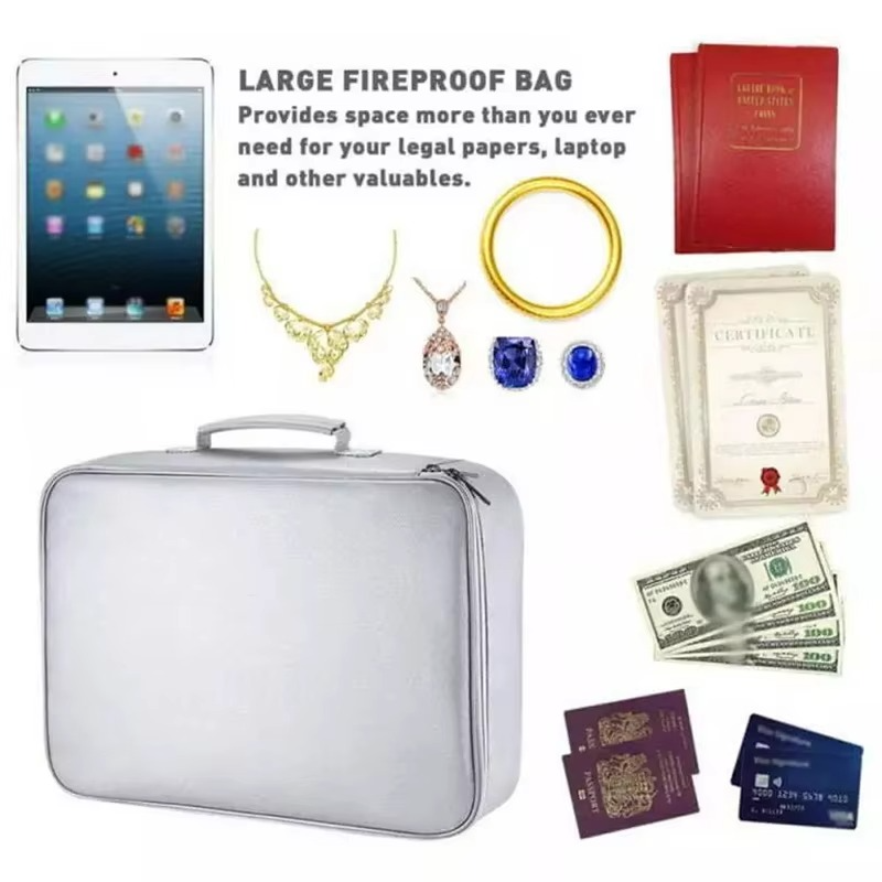 Niki | Fire & Water Document Case: Portable Security for Valuables