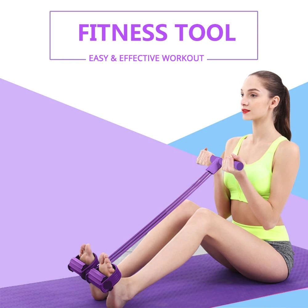 Niki | Fitness Resistance Band with Pedal