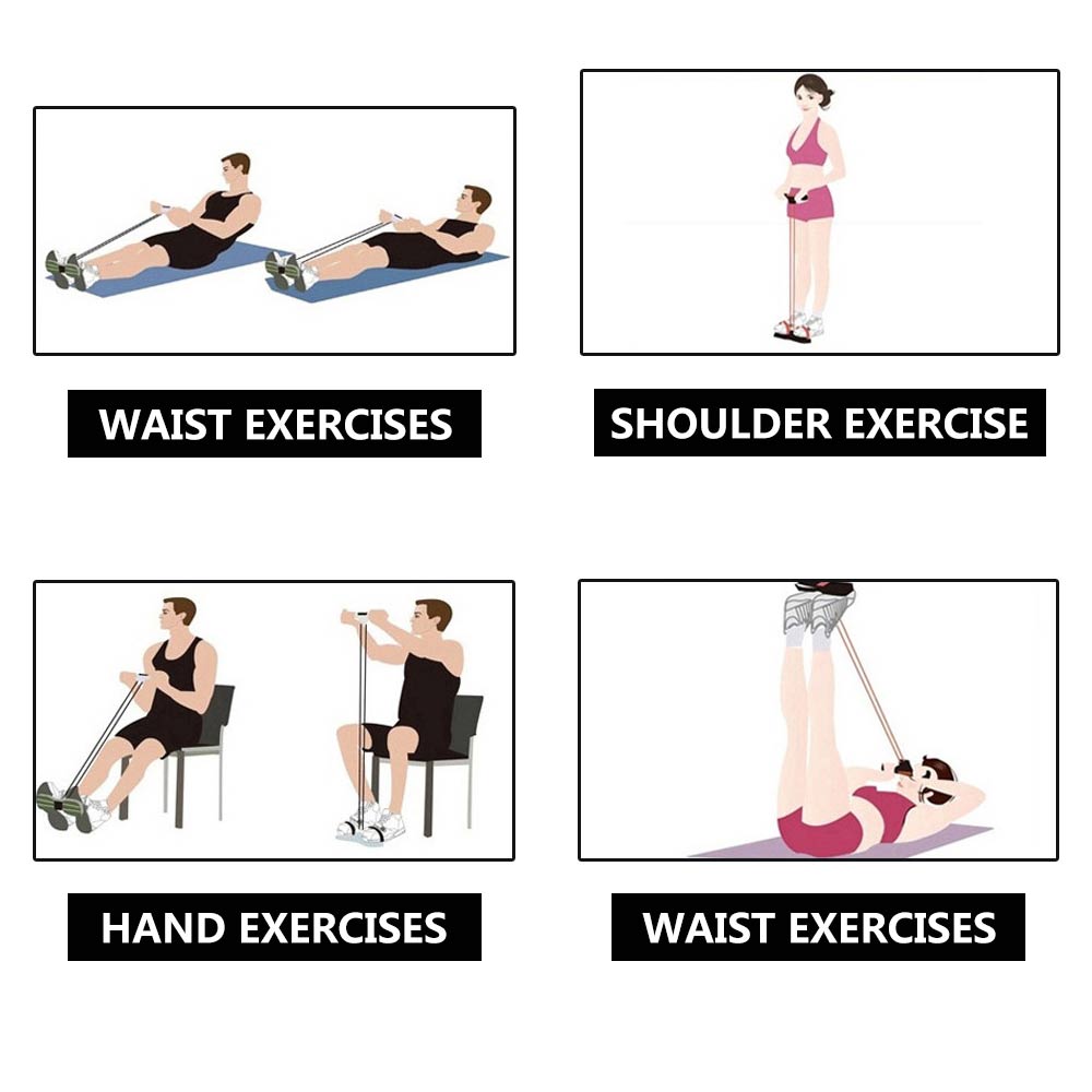 Niki | Fitness Resistance Band with Pedal