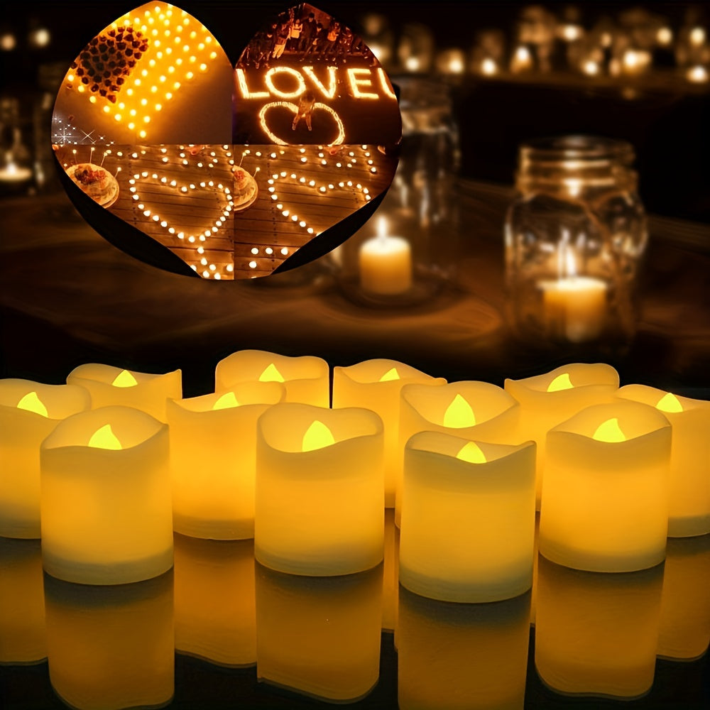 Niki | Flameless LED Tea Lights Battery Operated – 24–100 Pieces