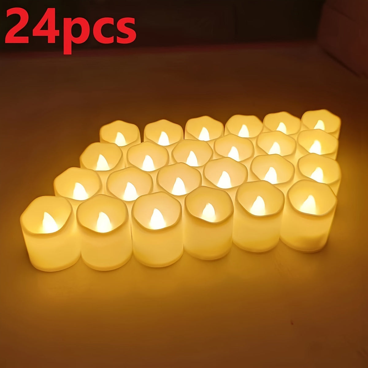 Niki | Flameless LED Tea Lights Battery Operated – 24–100 Pieces