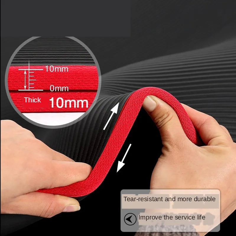 Niki | FlexiMat Yoga Mat | Extra Thick 10 mm Non-Slip | 183×61 cm