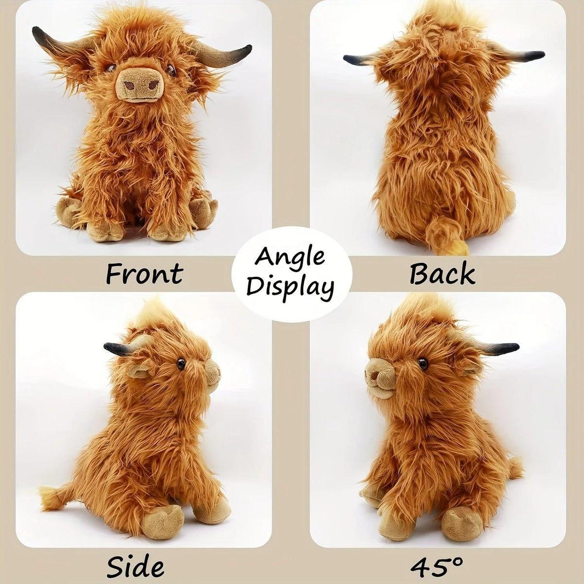 Niki | Fluffy Highland Cuddle – Soft Cow for Young and Old