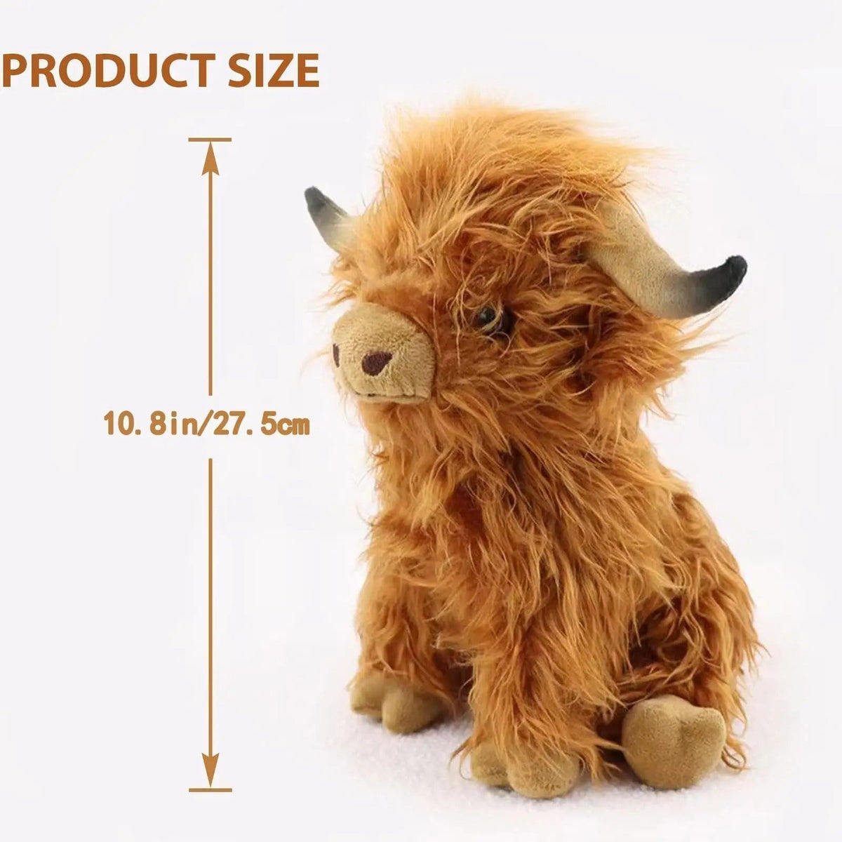 Niki | Fluffy Highland Cuddle – Soft Cow for Young and Old