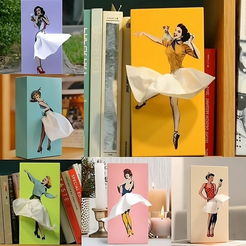 Niki | Flying Skirt Tissue Box