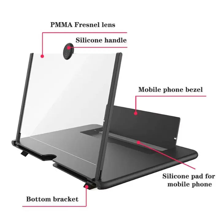 Niki | Foldable Phone Screen Magnifier – HD for Videos