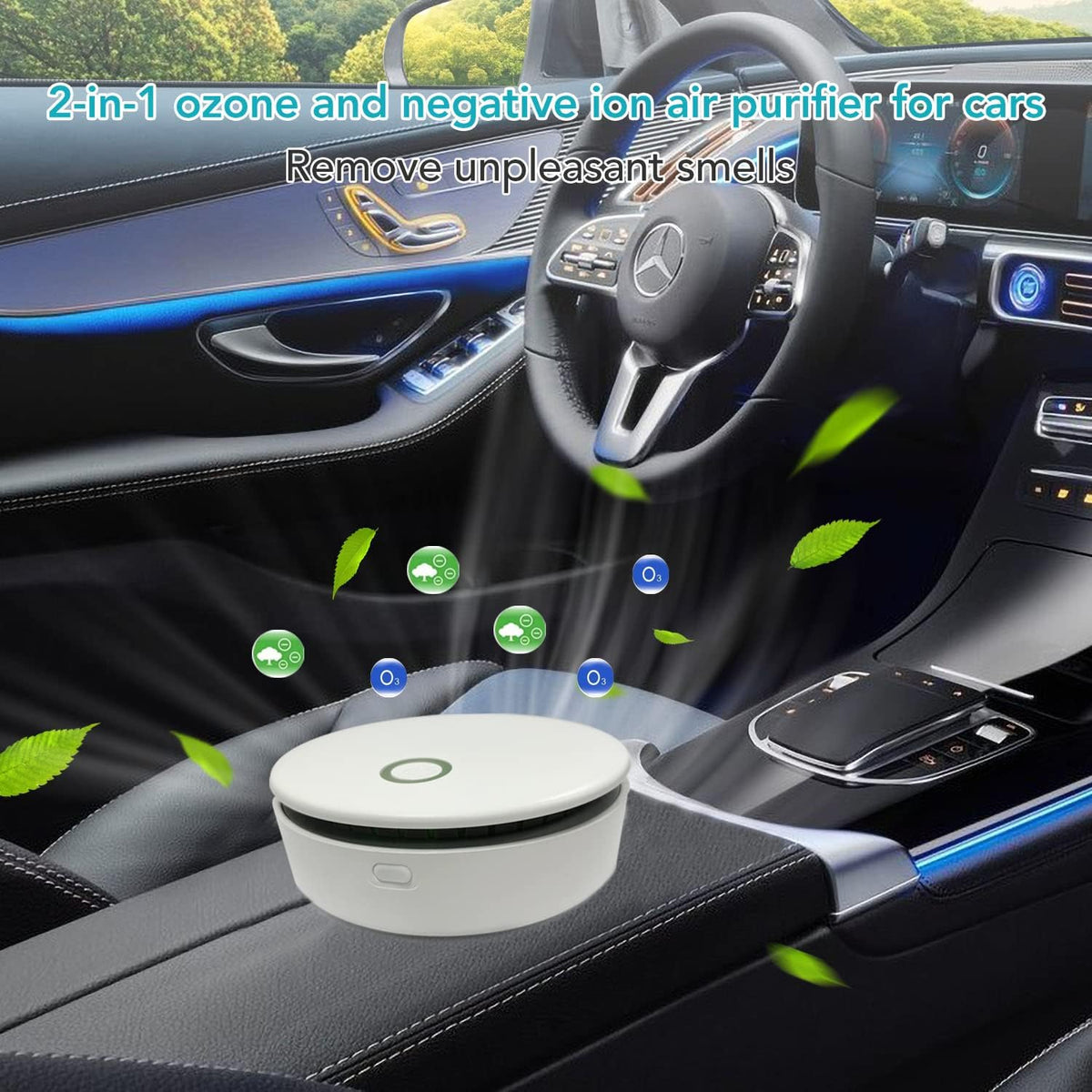 Niki | Ozone Odor Eliminator - Portable Air Freshener for Homes & Cars