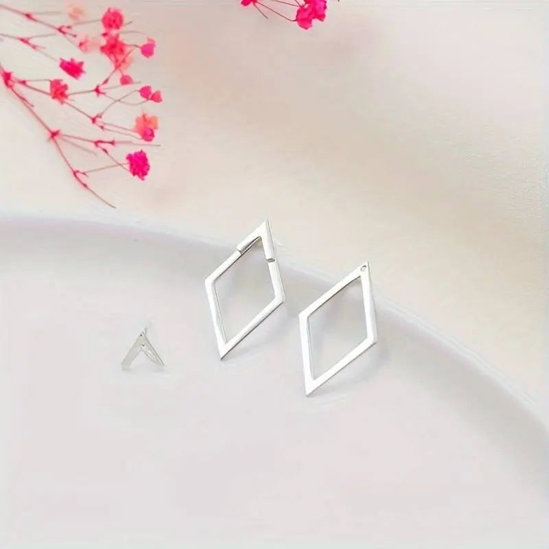 Niki | Geometric Arrow & Diamond Ear Jackets