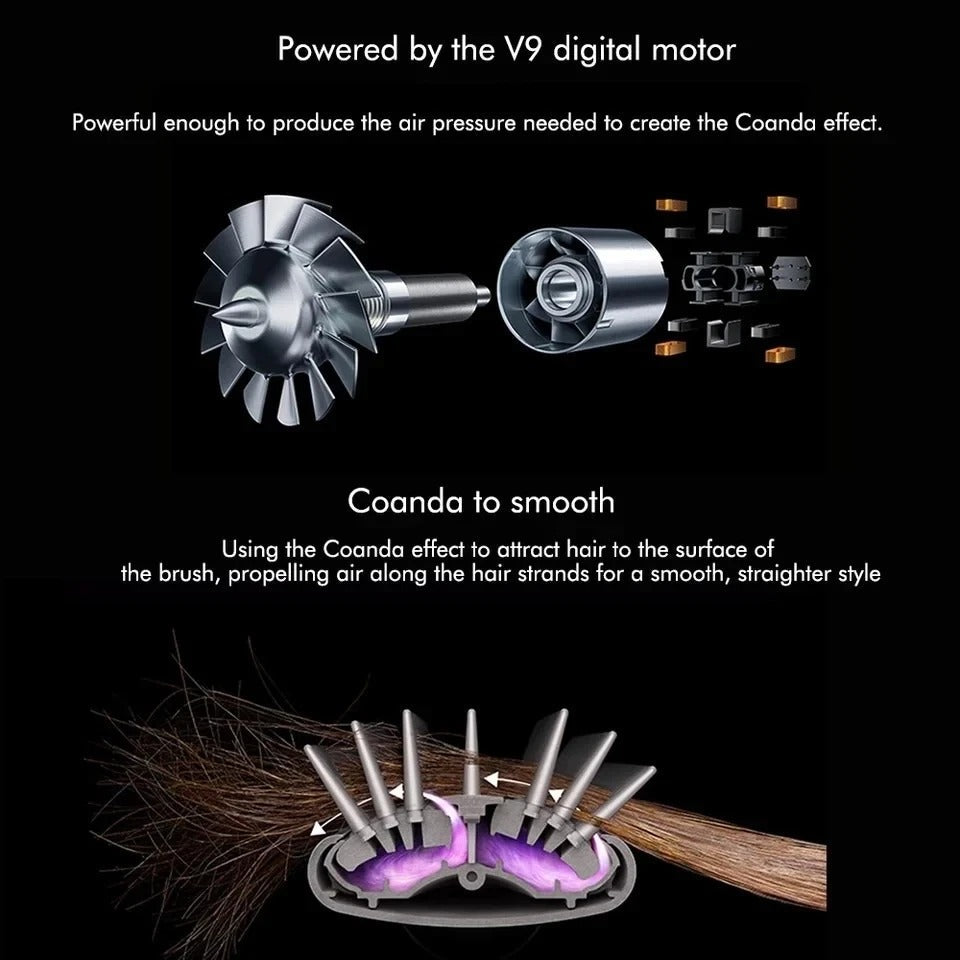 Niki | Glossify 5-in-1 Styling Wand | 1000W Ionic Hot Air Brush