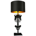Niki | Gothic Skeleton Table Lamp | Handcrafted Art Design