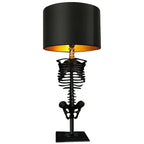 Niki | Gothic Skeleton Table Lamp | Handcrafted Art Design