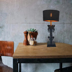 Niki | Gothic Skeleton Table Lamp | Handcrafted Art Design