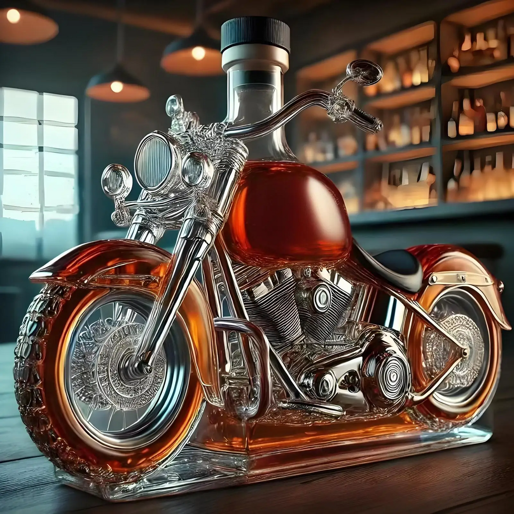 Niki | Harley Motorcycle Shaped Whiskey Decanter for Home Bar