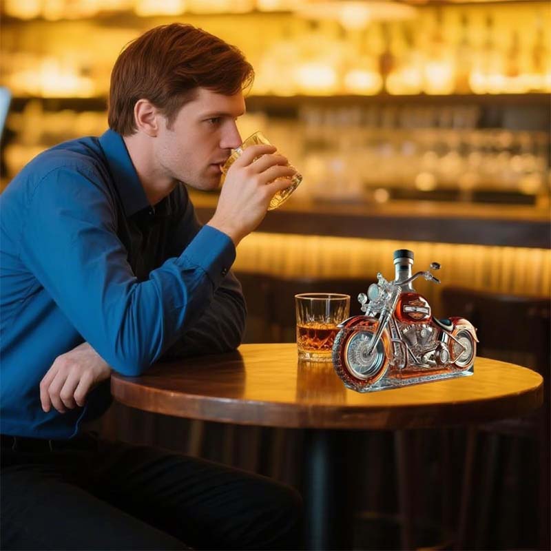 Niki | Harley Motorcycle Shaped Whiskey Decanter for Home Bar