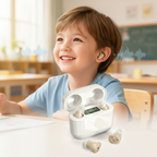 Niki | HearPro ITC Hearing Amplifier Set | Rechargeable | Intelligent Noise Cancellation | In-Ear Design (Discreet) | 20 Hours Battery Life | Includes Mobile Charging Case