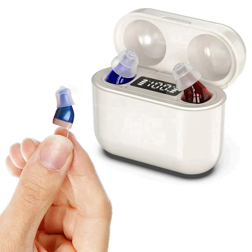 Niki | HearPro | Rechargeable Hearing Aid | Invisible and Comfortable | Simple Solution for Hearing Loss