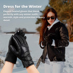 Niki | Heated Gloves for Women UK – Women's Thermal Waterproof Winter Gloves with Touchscreen & USB Rechargeable Warm Design