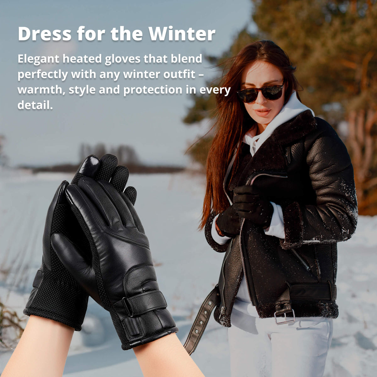 Niki | Heated Gloves for Women UK – Women's Thermal Waterproof Winter Gloves with Touchscreen & USB Rechargeable Warm Design