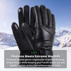 Niki | Heated Gloves for Women UK – Women's Thermal Waterproof Winter Gloves with Touchscreen & USB Rechargeable Warm Design