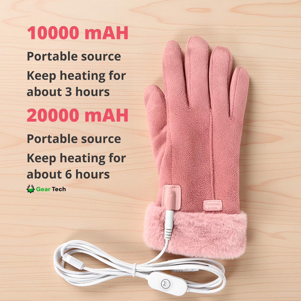 Niki | Heated Gloves for Women UK – Women's Thermal Waterproof Winter Gloves with Touchscreen & USB Rechargeable Warm Design
