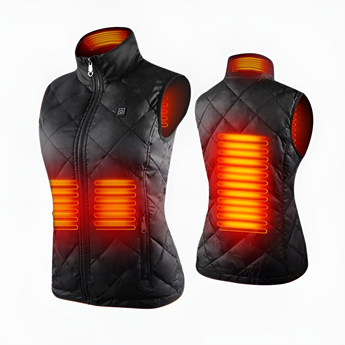 Niki | Women's heated vest: 9 zones, dual control