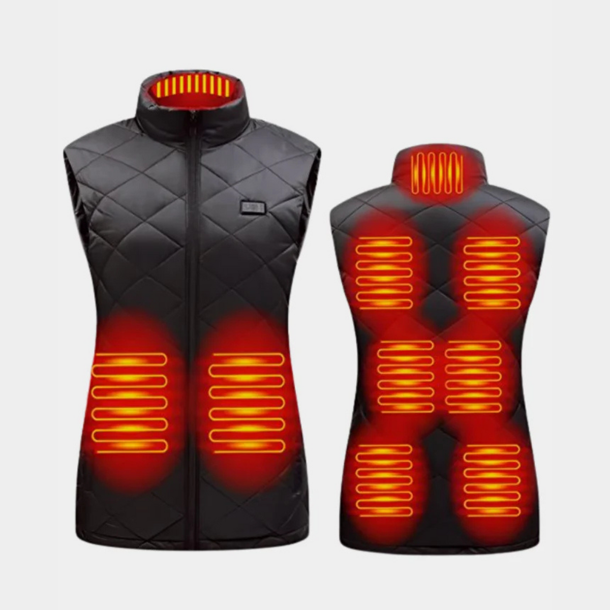 Niki | Women's heated vest: 9 zones, dual control