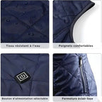 Niki | Women's heated vest: 9 zones, dual control